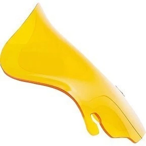 Klock Werks KWW-01-0696 Kolor Flare Windshield- 6-1/2" - Yellow - 96-13 Batwing