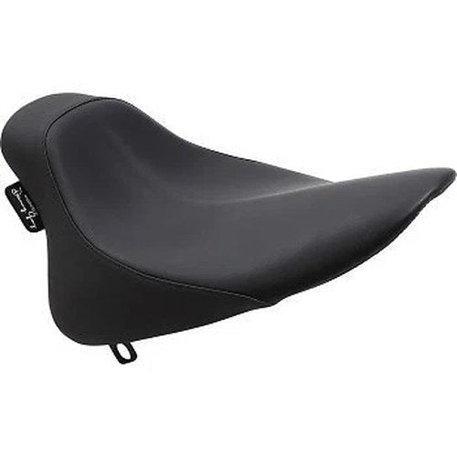 Danny Gray 19-303A Buttcrack Solo Seat — Smooth - Black - Softail '84-'99
