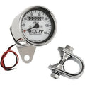 Drag Specialties DS-244136 White 2.4" Mini 2240:60 Mechanical Speedometer