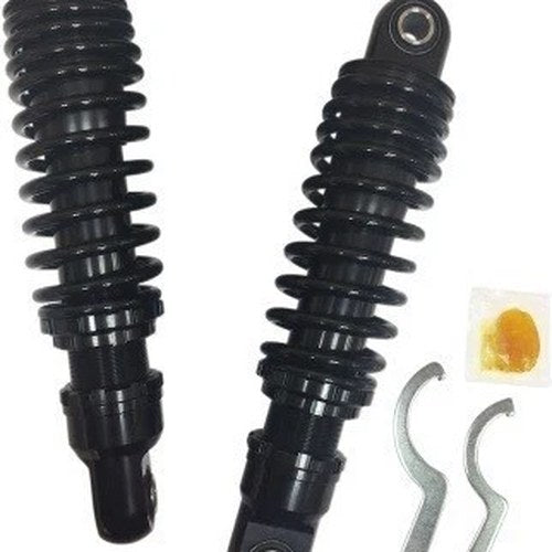 Drag Specialties 1310-1662 Black 10.5" Premium Rear Shocks for Touring 84-23