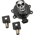 Drag Specialties 2106-0421 Black Skull Ignition Switch for 14-22 Road King