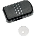 Drag Specialties 1611-0033 Black Sweeper Brake Pedal Pad for 80-23 Touring