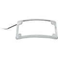 Custom Dynamics LPF-RAD-C-LP Chrome Radius LED License Plate Frame