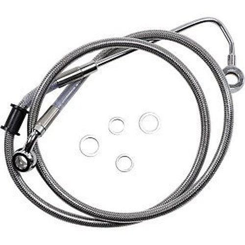 Drag Specialties 1741-5769 Extended Length Stainless Steel Brake Line +10"