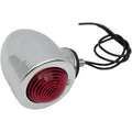 Drag Specialties DS-280070 Red Lens Chrome Bullet Marker Light Sold Each
