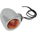 Drag Specialties DS-280069 Chrome Dual Filament Bullet Marker Light - Sold Each