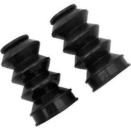 Drag Specialties 0406-0096 Black Rubber Fork Boots- 39 mm - 5" L