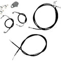 LA Choppers LA-8050KT-13B Black Vinyl Handlebar Cable/Brake Line Kit
