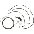 LA Choppers LA-8055KT-13 Stainless Braided Cable/Brake Line Kit for 12-14 Apes