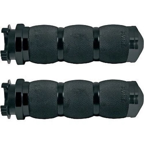 Avon Grips MT-AIR-90-ANO Black Anodized 3- Ring Air Cushioned Hand Grips