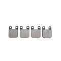 V-Twin Mfg. 23-9174 Dura Duro Soft Organic Brake Pad Set of 4 Pads