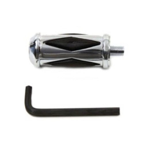 V-Factor 44113 Chrome Diamond Shifter Peg for Harley