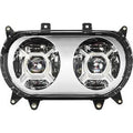 Custom Dynamics PG-RG-C ProGLOW Double-X LED Headlight Harley Road Glide 15'-24'
