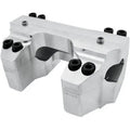 LA Choppers LA-7415-01 Raw Handlebar Top Clamp Set for 1" Harley
