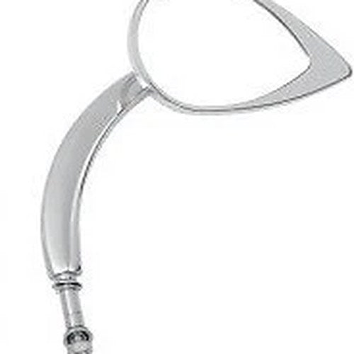 Drag Specialties Chrome Long Stem Teardrop Mirror (SOLD Each) for Harley