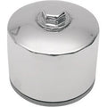 Drag Specialties 0712-0006 Chrome Magnetic Ring Oil Filter with Nut