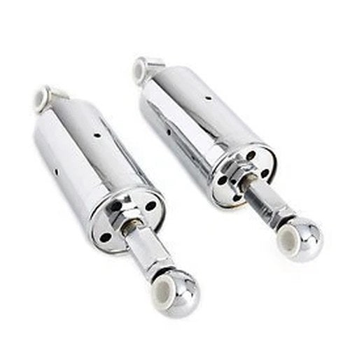 V-Twin 54-0161 Chrome Adjustable Length Shocks for Softail FLST/FXST 89-99
