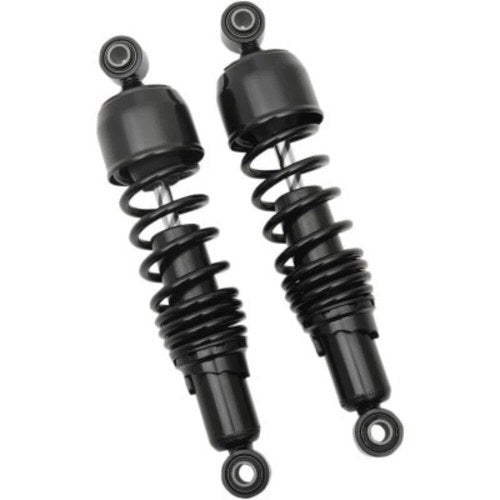 Black 12" Replacement Shocks Rear Suspension for Harley Dyna Fxd Fxdwg 91-17