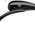 Arlen Ness 13-400 Black Micro-Mirror Rad II Teardrop Left Side Only Sold Each