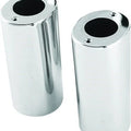 Biker's Choice 494047 Chrome Fork Slider Covers Smooth Stock Length 6-5/8"