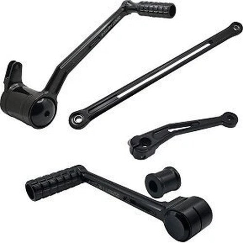 Arlen Ness 420-103 SpeedLiner Foot Control Kit w/ Toe Shifter - Solo - Black