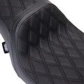 Drag Specialties 0801-1490 Performance Predator 2Up Seat-Backrest - Flh '08-'23