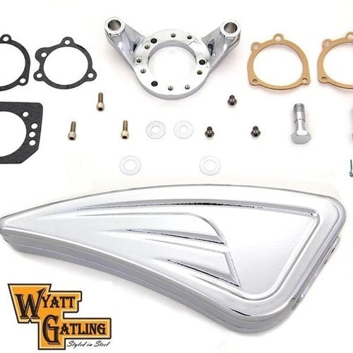 V-Twin 34-1848 Chrome Wyatt Gatling Air Cleaner Assembly