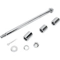 Drag Specialties 0214-0047 Chrome Axle Kit Rear - Chrome - '00-'05 Dyna