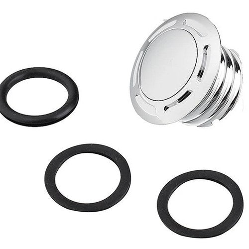 V-Twin 38-0668 Slot Pop Up Vented Gas Cap Chrome