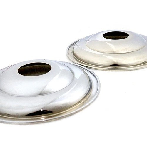 V-Twin 45-0365 16" Rear Wheel Cover Set Chrome