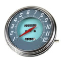 V-Twin 39-0891 Flh 2:1 Ratio Replica Gray-Blue Face Speedometer