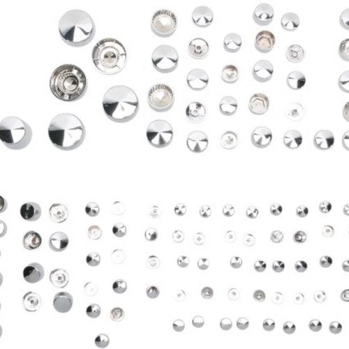 Drag Specialties 2401-0692 Chrome Motor Transmission Primary Bolt Cover Kit