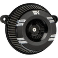 Khrome Werks 250100 Black Instigator Klassic Air Cleaner Kit for 17-24 M8