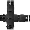 Khrome Werks Black Turbine Hand Grips for Harley Electronic Throttle Tbw 08-20