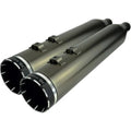 Khrome Werks 202650 Smoked Chrome Tracer 4.5" HP Plus Slip-On Mufflers M8 17-24