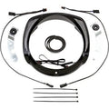 Ciro 45206 Black White/Amber LED Fang Headlight Bezel for 14-21 FLHT/FLHX