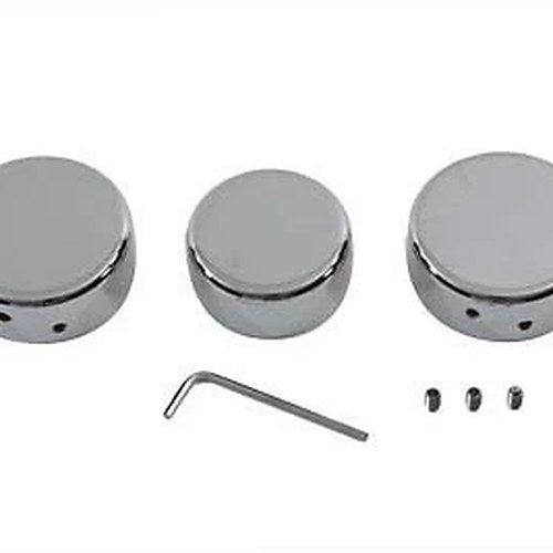 V-Twin 37-9073 39mm Fork Stem Nut Cover Chrome