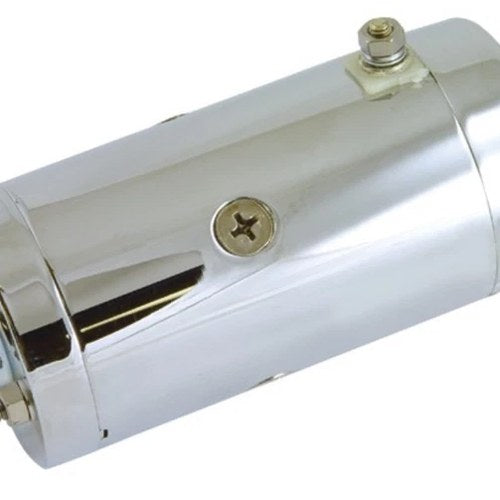 Chrome Prestolite Style Starter Motor for Harley Sportster & Big Twin 66-82