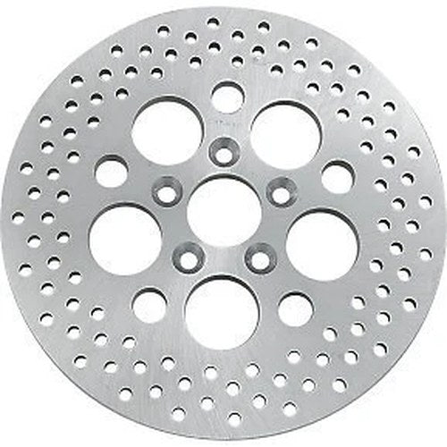 Drag Specialties 1710-1064 Drilled Rear Brake Rotor for 81-85 FLT/FLHT