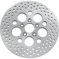 Drag Specialties 1710-1064 Drilled Rear Brake Rotor for 81-85 FLT/FLHT