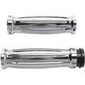 Accutronix GR101-IC Chrome Custom Grips Diamond for Harley Electronic Tbw