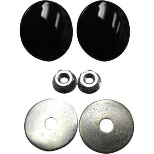 LA Choppers LA-9001-00B Black Inner Fairing Mirror Plug For Harley Batwing 96-23