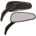 V-Factor 47065 Black 6" Custom Mirrors Convex Glass for Harley