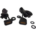 Drag Specialties Black Amber LED Handlebar Marker Lights for 96-14 Softail