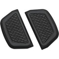 Kuryakyn 5903 Black Hex Passenger Floorboard Board Inserts for Harley D-Board