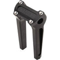 Thrashin Supply CO TSC-8000-1 Black 8" Straight Handlebar Risers for 1" Harley