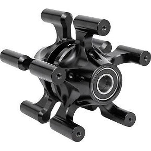 Arlen Ness 71-660 Black Dual Disc Front Spider Wheel Hub