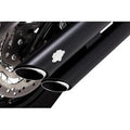 Vance & Hines 46376 Black 3" Twin Slash Slip-On Mufflers for 18-24