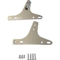 Drag Specialties 1504-0122 Sissy Bar Side Plates- Chrome