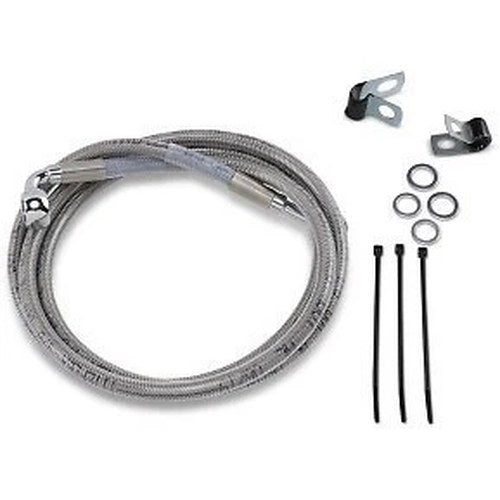 Drag Specialties 1741-2659 +6" Extended Length Stainless Steel Brake Line Kit